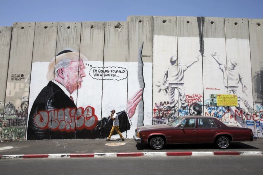 Donald Trump Westjordanland Bethlehem