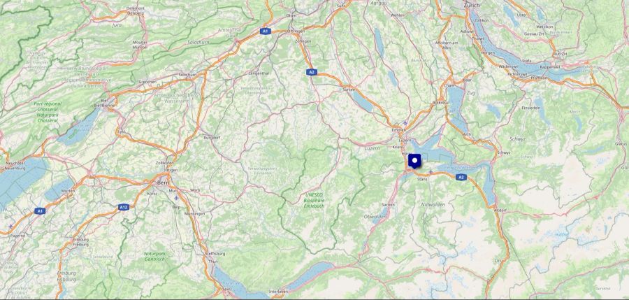 Karte Stansstad Rettungsgasse