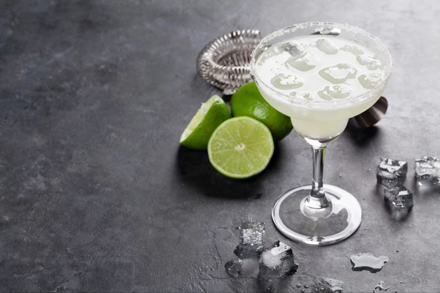 Margarita Cocktail mit Limone und Eis