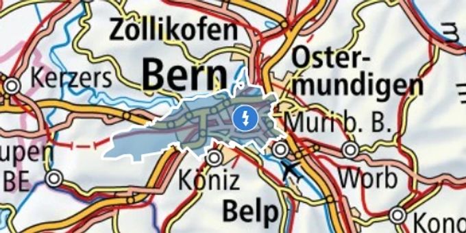 Mehreren Berner Quartieren waren von einem Stromausfall betroffen. stromausfall