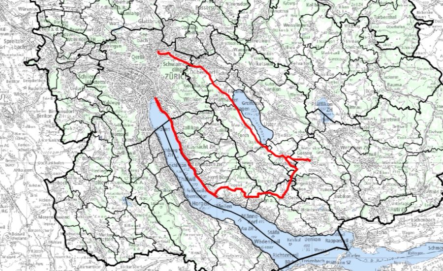 Das sind die Strecken der Rad-WM 2024: hier diejenige vom Samstag, 21. September, und vom Sonntag, 22. September.