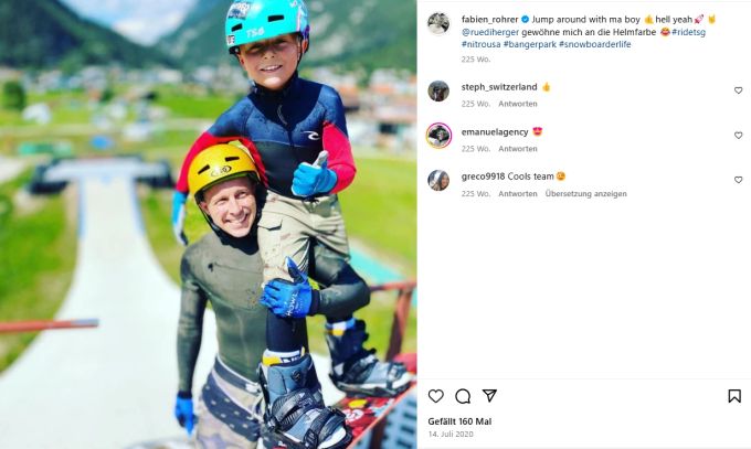 Fabien Rohrer ist alleinerziehender Vater von Jeremy. Fabien Rohrer