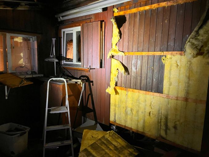 Durch den Brand entstand ein Sachschaden. Sachschaden.