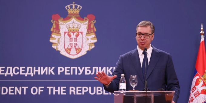 Der serbische Präsident Aleksandar Vucic. (Archivbild) Putin