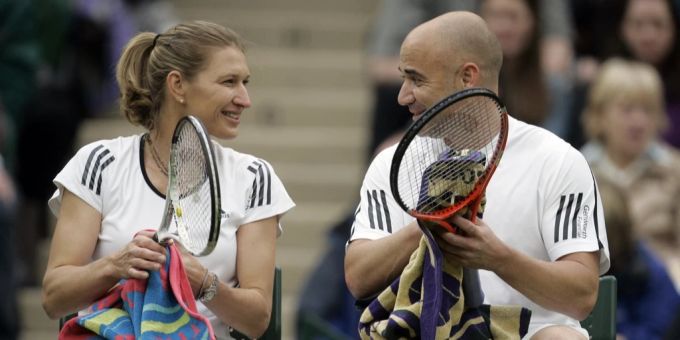 Steffi Graf und Andre Agassi sind das Traumpaar der internationalen Tenniswelt. (Archivbild) Steffi Graf Andre Agassi