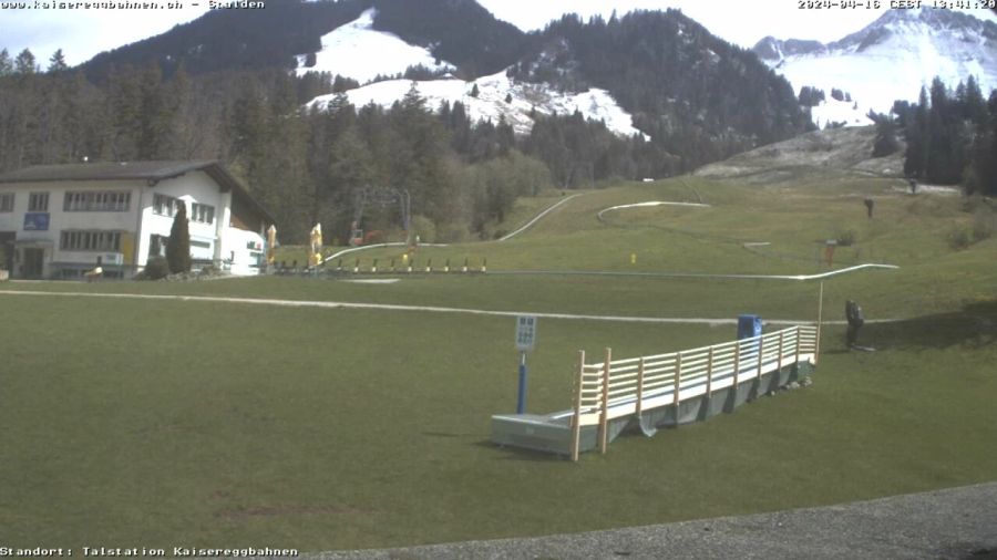 Auch in Schwarzsee FR sah es noch gestern nach Frühling aus.