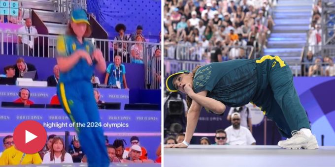 Null Punkte! - Aussie-Tänzerin sorgt bei Olympia für Spott