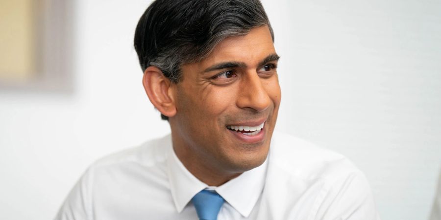 Der britische Premierminister und Parteivorsitzende der Konservativen, Rishi Sunak.