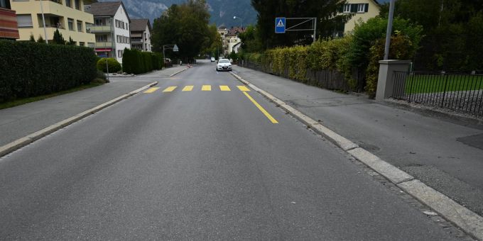 Bad Ragaz SG - Unfall zwischen Roller und E-Bike