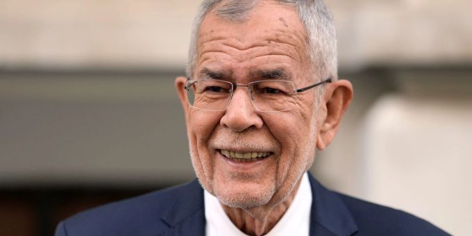 Der österreichische Bundespräsident Alexander Van der Bellen. Van der Bellen.