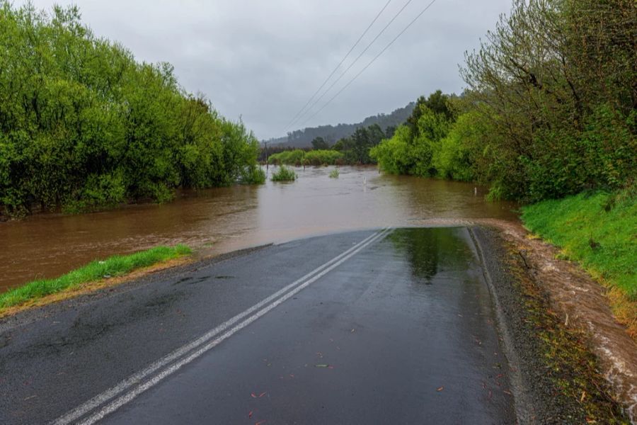 tasmanien australien überschwemmungen