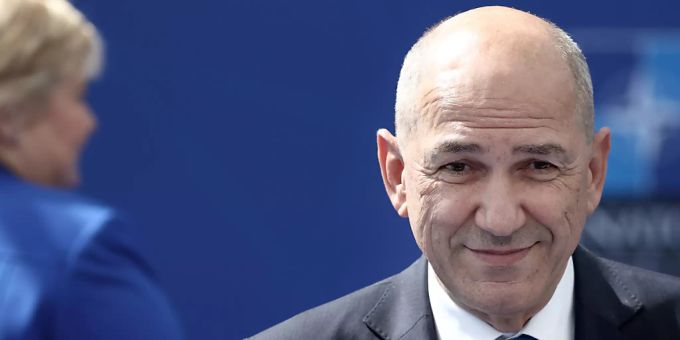 Janez Jansa, Ministerpräsident von Slowenien, gilt als äusserst umstrittener Politiker. Janez Jansa