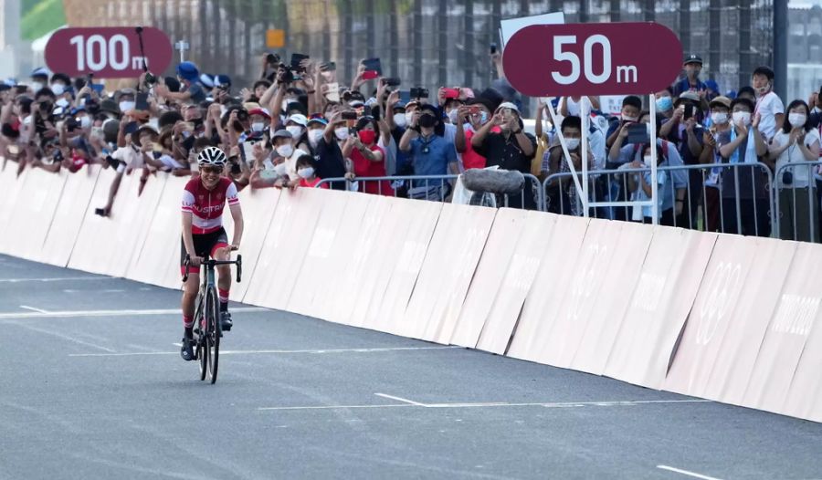 Anna Kiesenhofer ist die grosse Sensation im Strassenrennen an Olympia 2021.