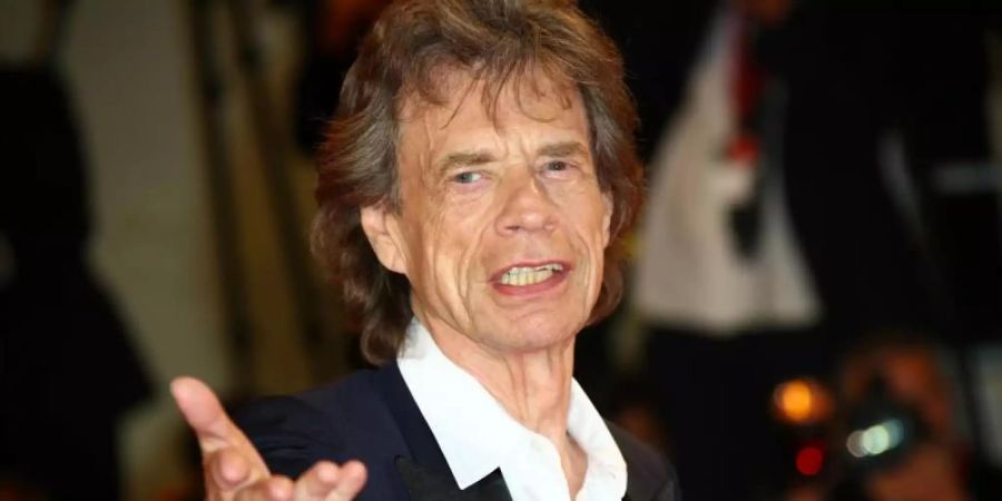 Musiker und Rocksänger der Rolling Stones, Mick Jagger, kommt zu einer Filmpremiere. Foto: Joel C Ryan/Invision/AP/dpa