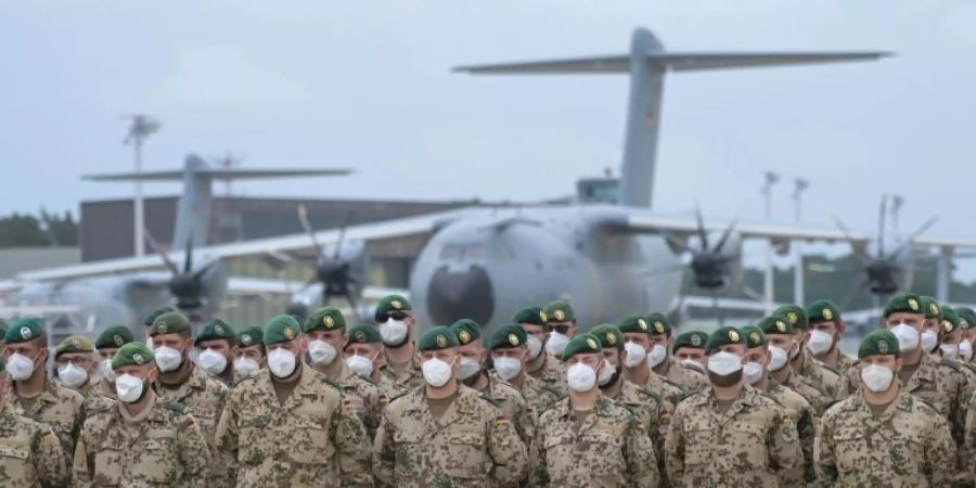 Bundeswehrsoldaten im niedersächsischen Wunstorf