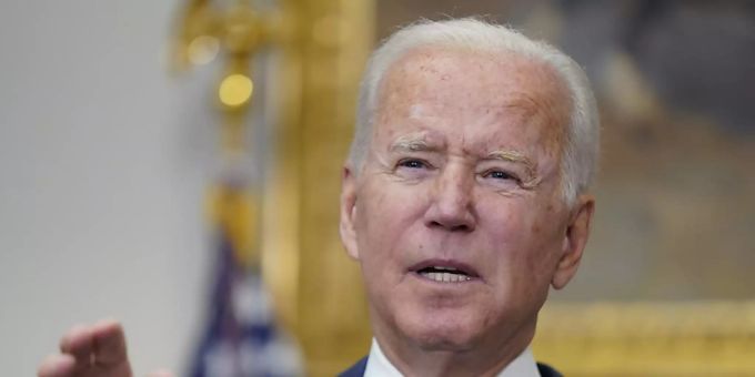Joe Biden, Präsident der USA, spricht im Roosevelt Room des Weissen Hauses. Foto: Manuel Balce Ceneta/AP/dpa Joe Biden, Präsident der USA, spricht im Roosevelt Room des Weissen Hauses. Foto: Manuel Balce Ceneta/AP/dpa