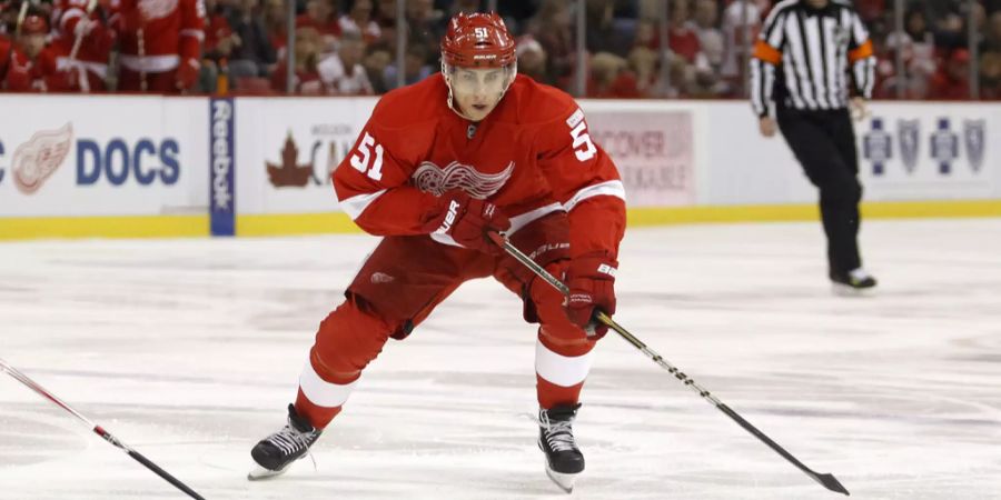 Valtteri Filppula im Einsatz für Detroit Red Wings. Der Finne wird neu in Genf auflaufen.