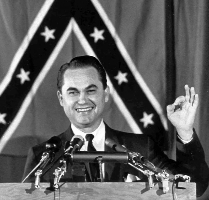 George Wallace, der Gouverneur von Alabama 1964. George Wallace