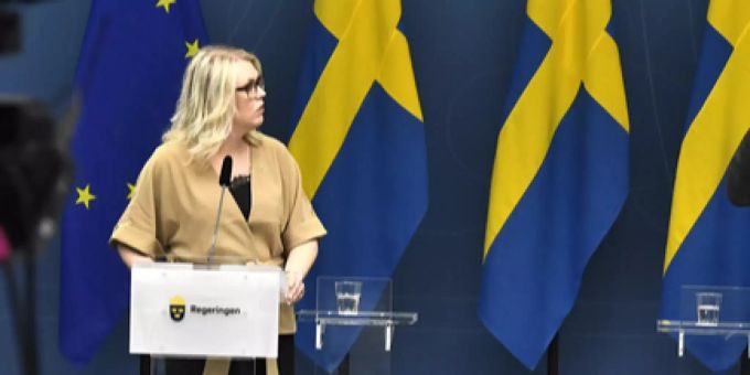 Lena Hallengren: Sozialministerin von Schweden Lena Hallengren