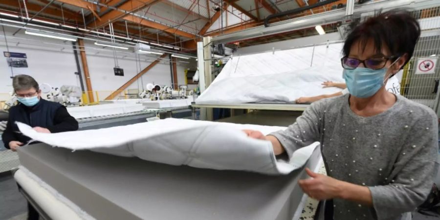 Herstellung von Matratzen in Frankreich