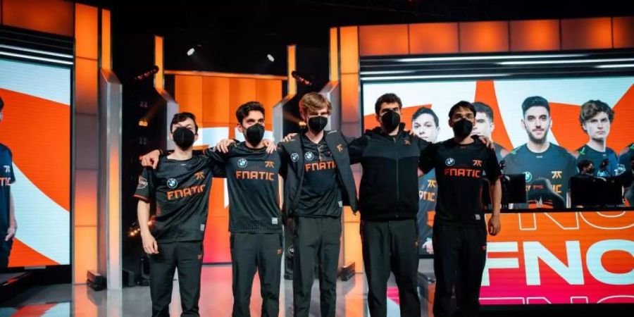Als Tabellenführer sieht es für Fnatic in der europäischen LoL-Liga LEC derzeit sehr vielversprechend aus. Foto: Riot Games/dpa