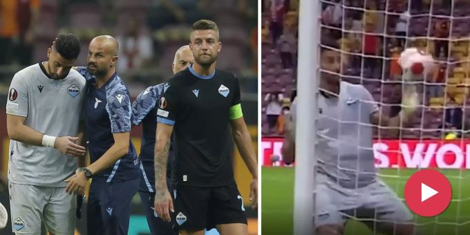 Flop in Europa League - Dieser 10-Meter-Bogenball verwirrt Lazio-Goalie