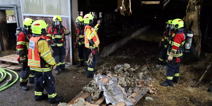 Scheunenbrand in Menzingen