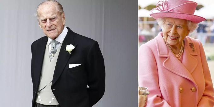 Trotz der Trauer um Prinz Philip scheint sich Queen Elizabeth II. gut zu amüsieren. queen elizabeth