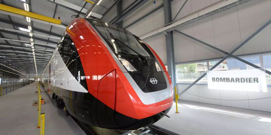 Das Bahnunternehmen Bombardier stellte die neuen SBB-Doppelstockzüge her.