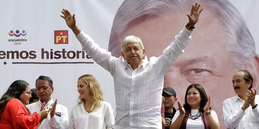 Andrés Manuel López Obrador wird ab Dezember neuer Präsident Mexikos.