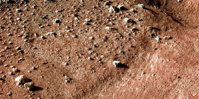 Bakterien wanderten in tiefere Geisteinshcichten des jungen Mars. jungen Mars