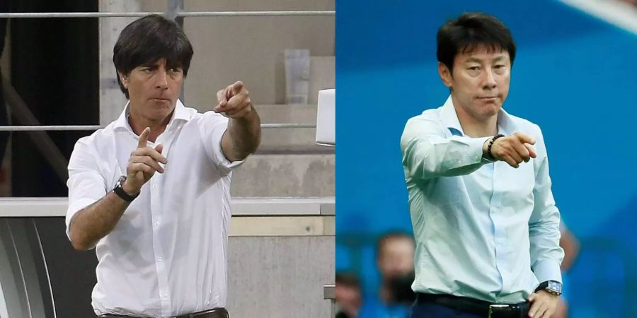 Jogi Löw und sein «Double» Tae-Yong Shin aus Südkorea.