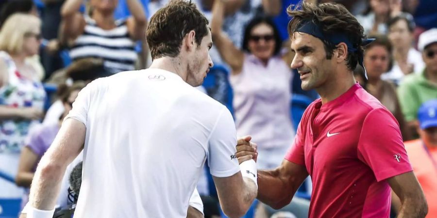 Andy Murray musste Roger Federer 2015 in Cincinnati zum Sieg gratulieren.