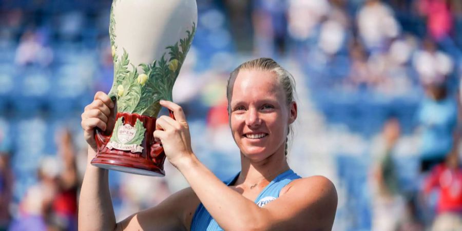 Die Niederländerin Kiki Bertens gewinnt das Cincinnati Masters.