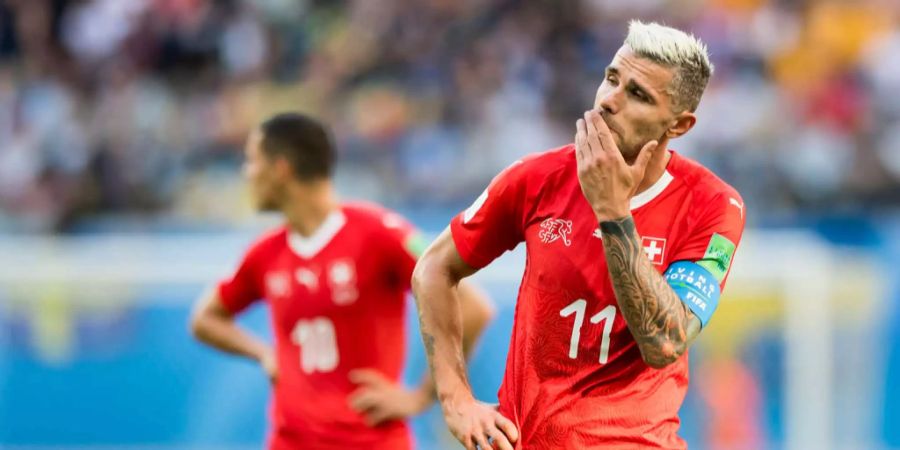 Bitteres WM-Aus: Valon Behrami nach dem Spiel gegen Schweden