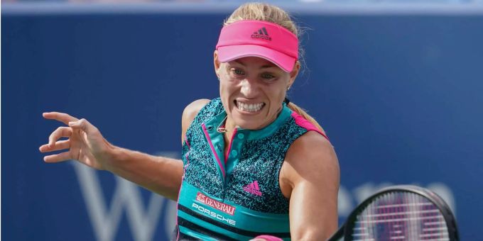 Angelique Kerber in Aktion. Angelique Kerber in Aktion.