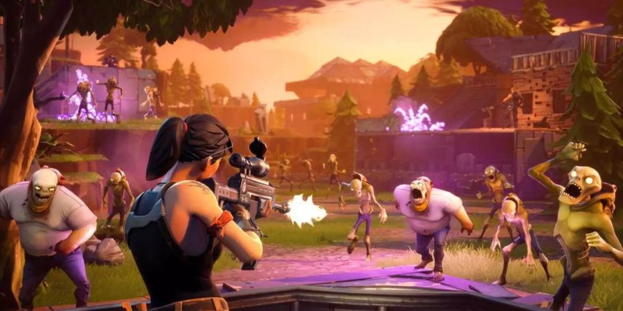 In «Fortnite: Rette die Welt» kämpfen die Spieler in einer post-apokalyptischen Welt gegen Zombies ums Überleben.