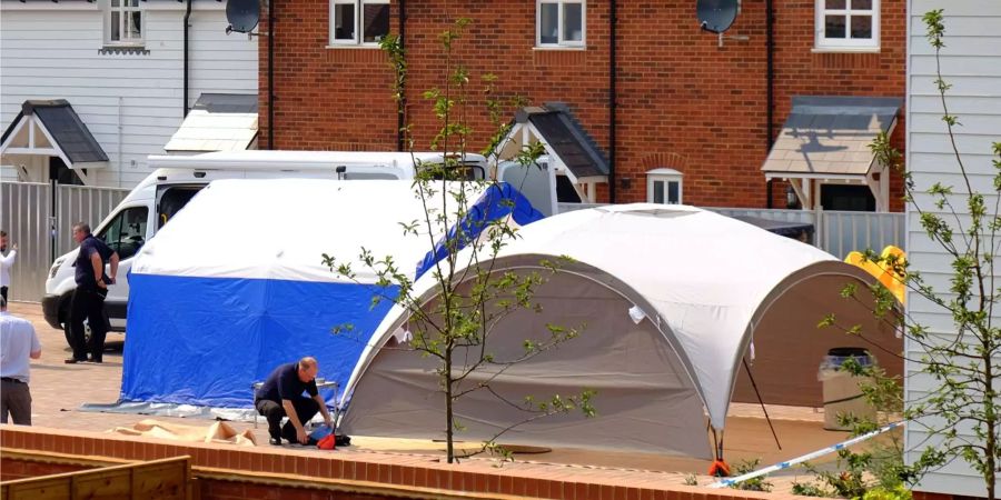 Die Ermittler suchen in Salisbury nach einem kontaminierten Gegenstand.