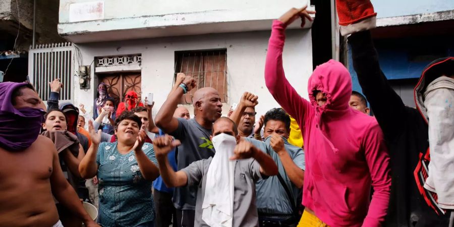 Protestierende in Venezuela