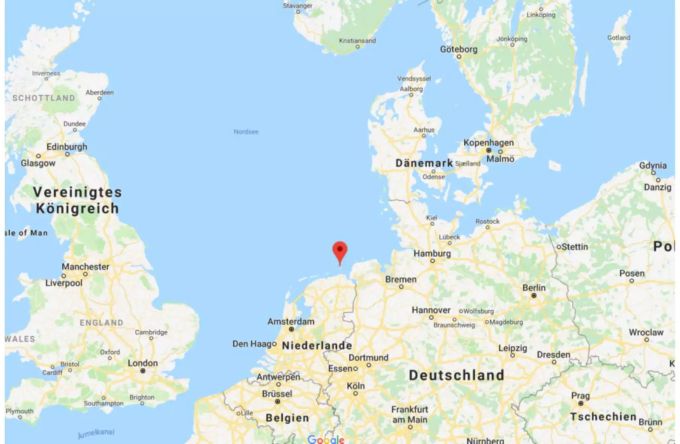 Die Insel Bodrum liegt in der Nordsee zwischen Deutschland und den Niederlanden.