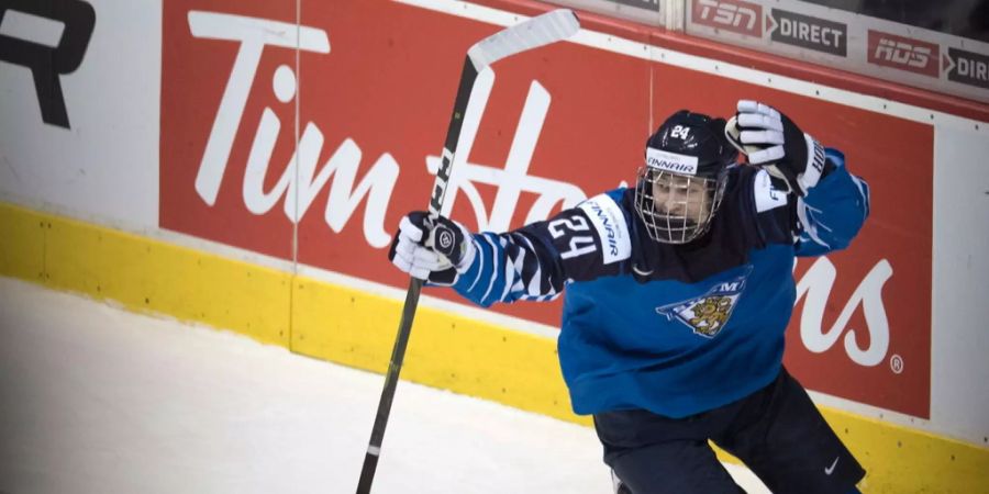 Kaapo Kakko nach seinem Tor.