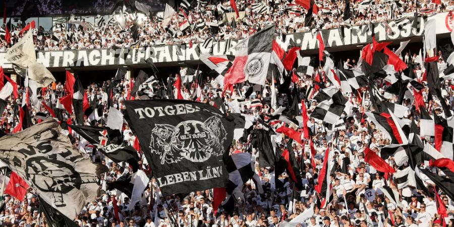 Fans der Eintracht Frankfurt.