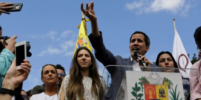 Juan Guaidó hat sich zum Interimspräsidenten von Venezuela ernannt. Juan Guaidó