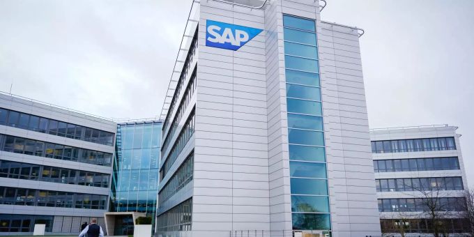 SAP hat im vergangenen Jahr kräftig investiert. Die Einlagen dürften sich für die Firma ausgezahlt haben. Das Gebäude von SAP.