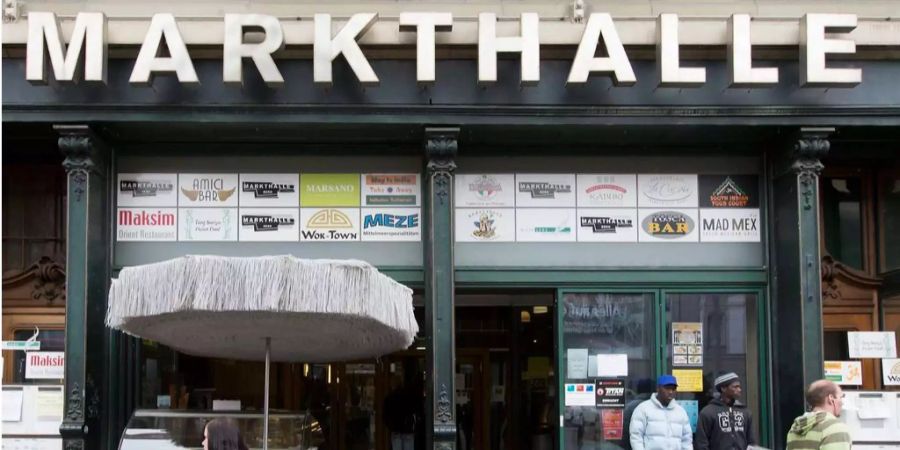 So sah die Markthalle einst aus – ein Ort diverser kulinarischer Angebote.