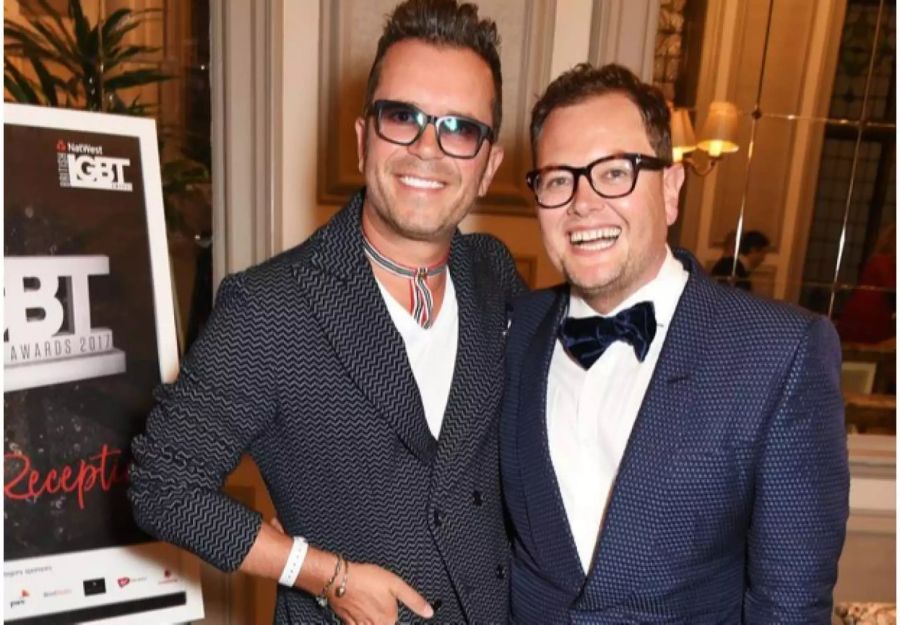 Das frisch vermählte Paar: Paul Drayton (links) und Alan Carr (rechts).