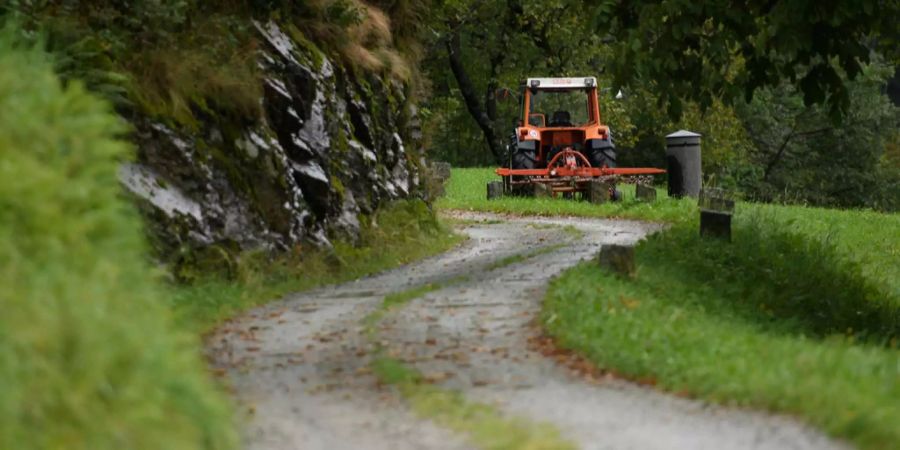 In Fehring, Österreich liess ein Grossvater einen Sechsjährigen ans Steuer eines Traktors. (Symbolbild)