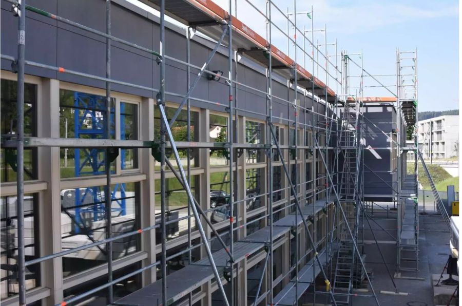 Sanierungsarbeiten Ebnet-Saal