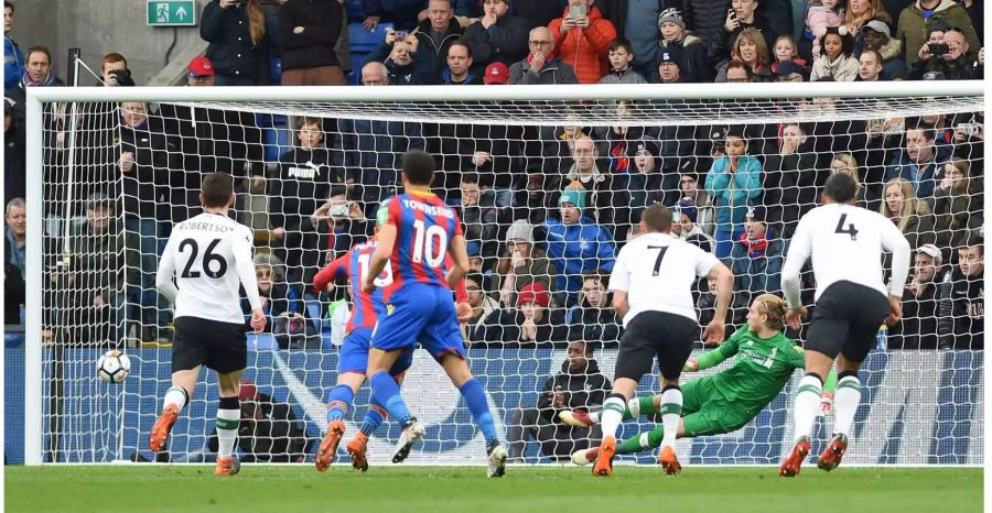 Crystal Palace war durch einen Penalty in Führung gegangen.