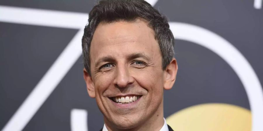 Er führte durch den Abend: Talkshow-Host Seth Meyers.